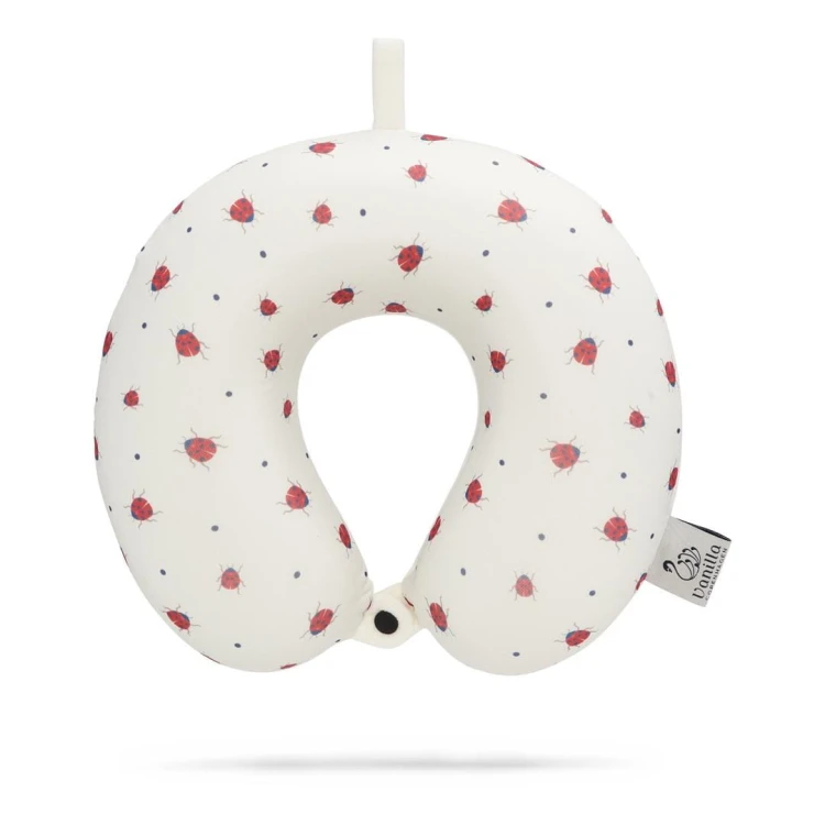 Poduszka podróżna rogal Travel Ladybug dla dzieci Vanilla Copenhagen