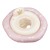 Koło do pływania Baby Rose Swan z siedziskiem Vanilla Copenhagen