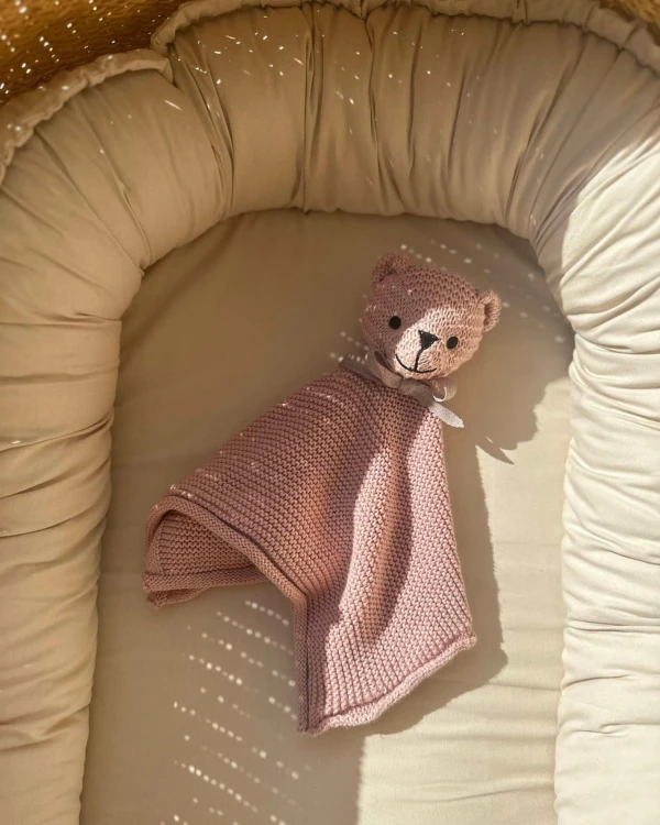 Przytulanka chusteczka Miś Teddy misty rose Vanilla Copenhagen