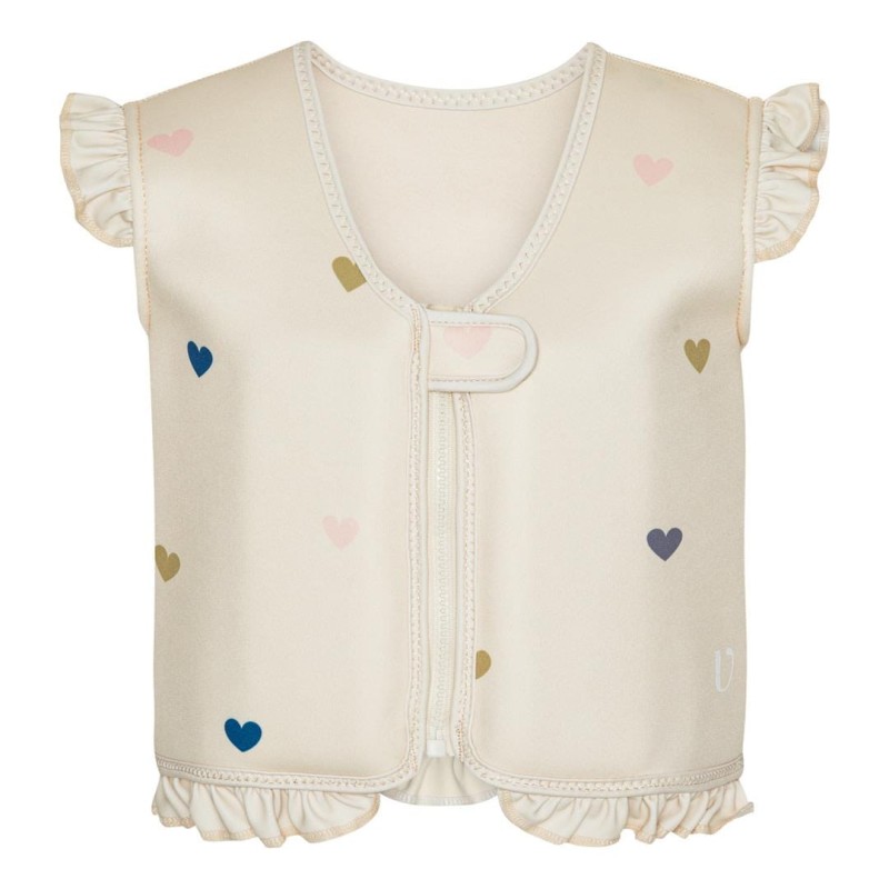 Kamizelka do pływania Neo Frill Milk Hearts 1-3 L Vanilla Copenhagen