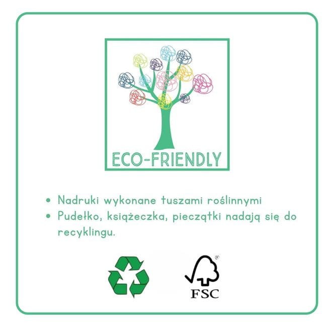 Dinozaury Zestaw Kolorowych Pieczątek i Książeczka Floss & Rock