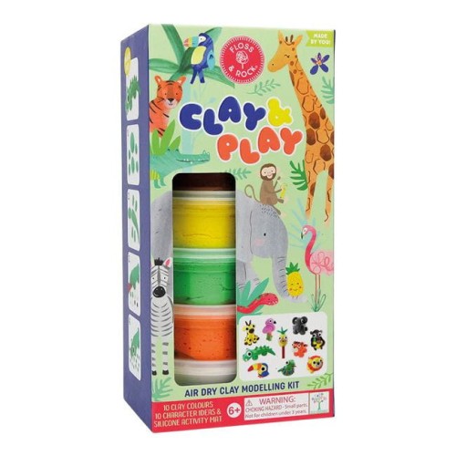Dżungla Clay & Play Floss & Rock