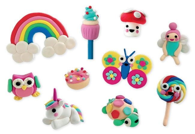 Tęczowe Wróżki Clay & Play Floss & Rock