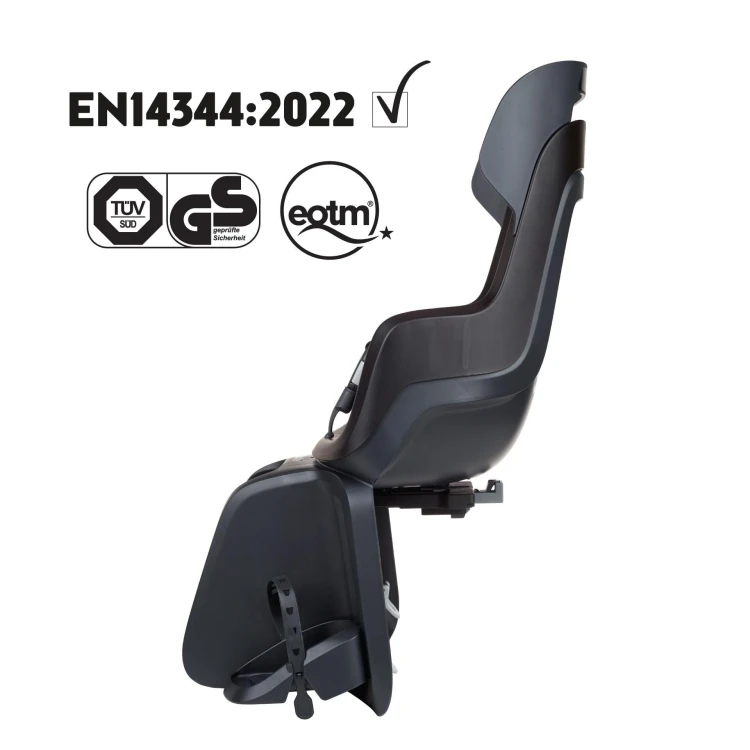 Fotelik rowerowy GO bagażnik MIK HD Urban Black Bobike