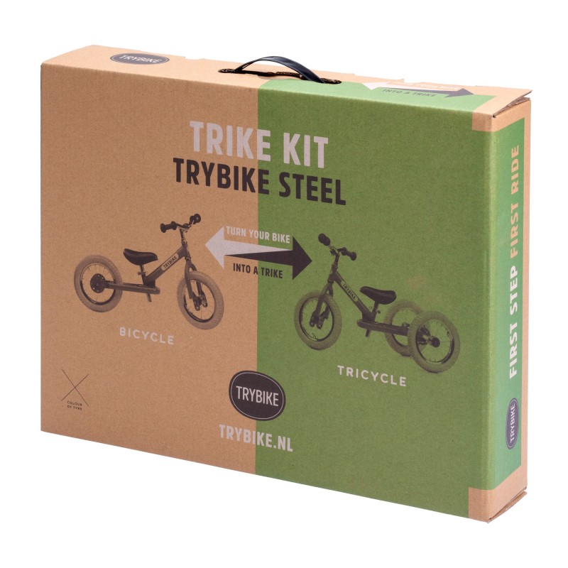 Trójkołowiec zestaw rozbudowa rowerka biegowego dla dzieci Trybike Vintage