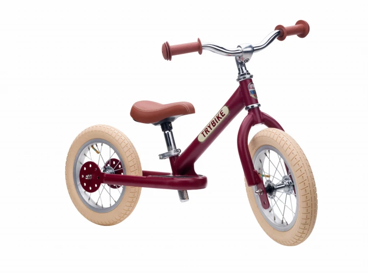 Pierwszy rower biegowy balansujący dziecięcy czerwony dla dzieci Trybike