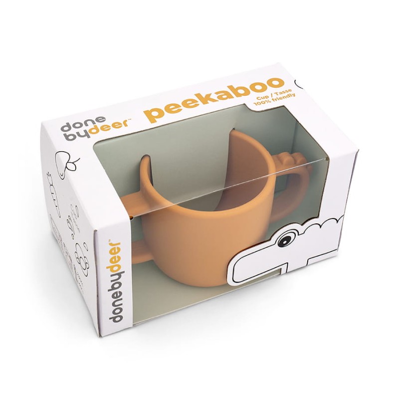 Kubek Silikonowy Peekaboo Elphee Mustard Done by Deer
