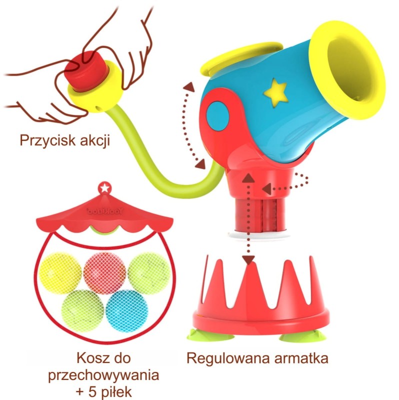 Zabawka do Wanny Armatka Wodna Yookidoo