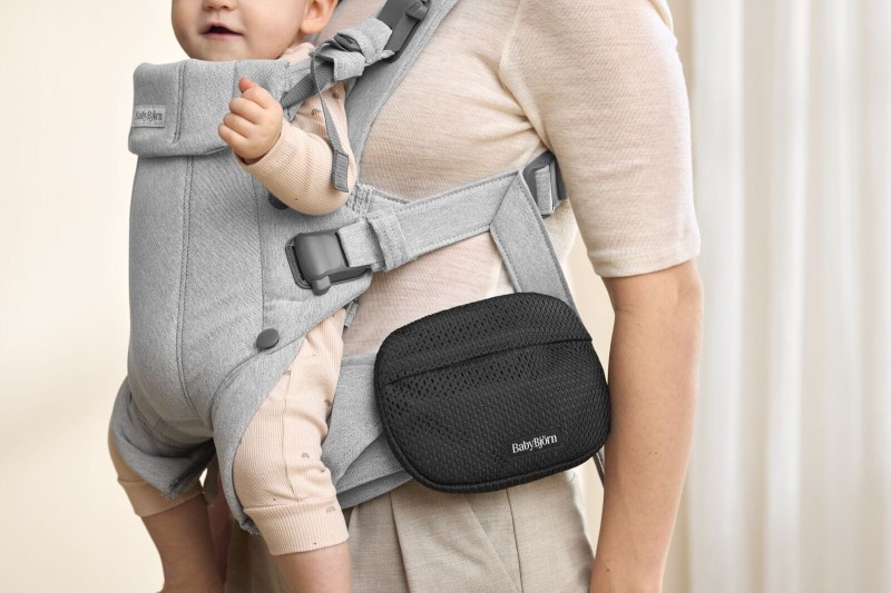 BABYBJORN - nerka/saszetka do nosidełka, Mesh, Czarny