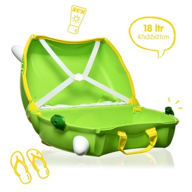 Jeżdżąca walizka dla dzieci Dinozaur Dudley Trunki