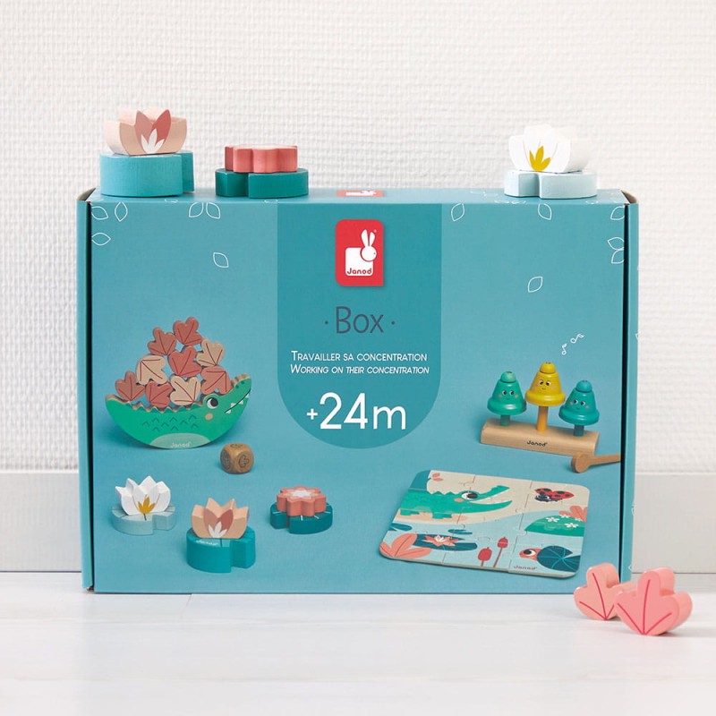 Zestaw zabawek edukacyjnych Box 24 m-ce Janod