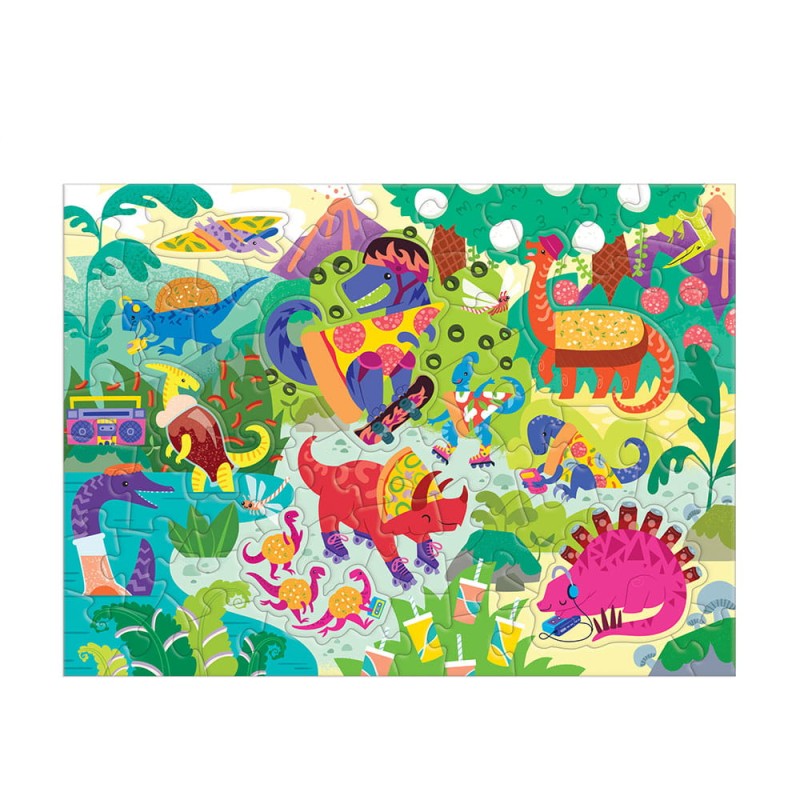 Puzzle sensoryczne z elementami zapachowymi Pizzasaurus 60 elementów 4+ Mudpuppy