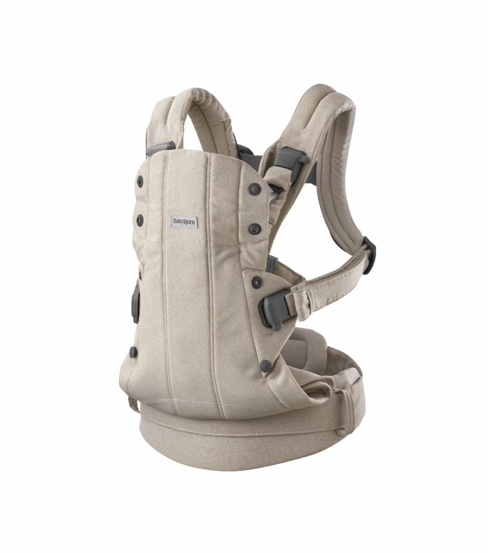 BABYBJORN - nosidełko Harmony, Woven Jasny Beż melanż
