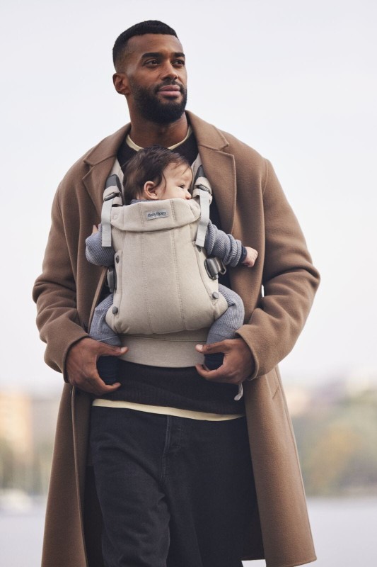 BABYBJORN - nosidełko Harmony, Woven Jasny Beż melanż