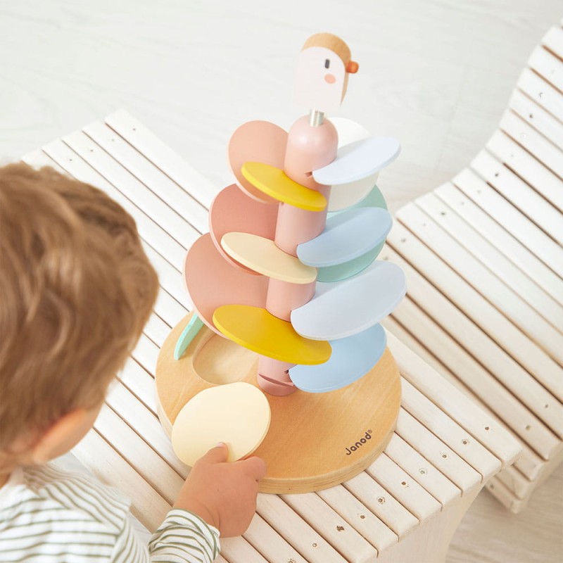 Drewniany kulodrom Ptaszek Sweet Cocoon 3+ Janod