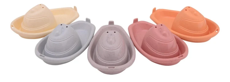 Łódki do kąpieli BIOplastik 5 sztuk 0m+ Happy World