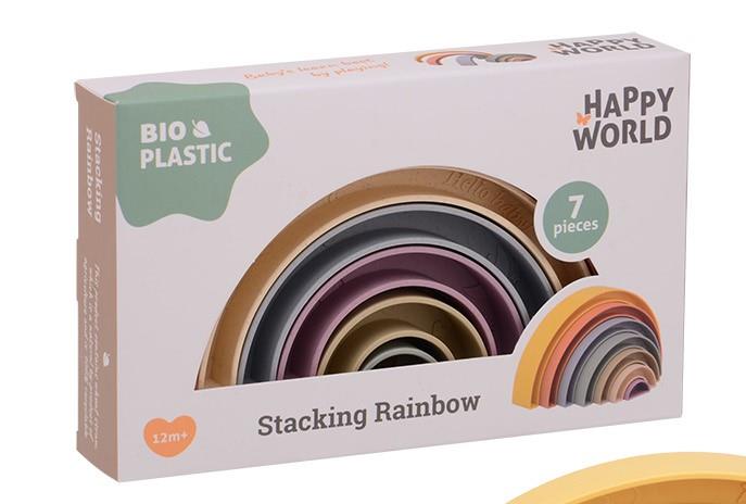 Tęcza do układania BIOplastik 12 m+ Happy Word