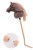 Koń DELUXE na kiju 80cm brown Holly Hobby Horse