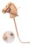Koń LUX na kiju dźwięk 80cm Beige Holly Hobby Horse