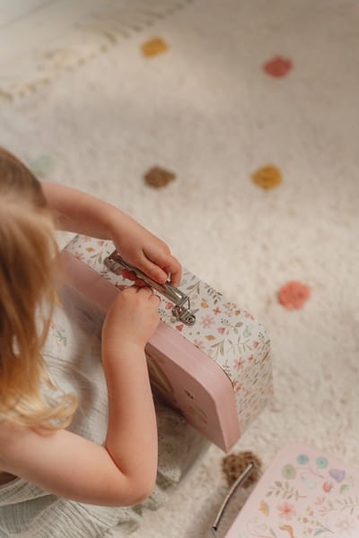 Zestaw 2 walizeczek Fairy Garden różowy FSC Little Dutch