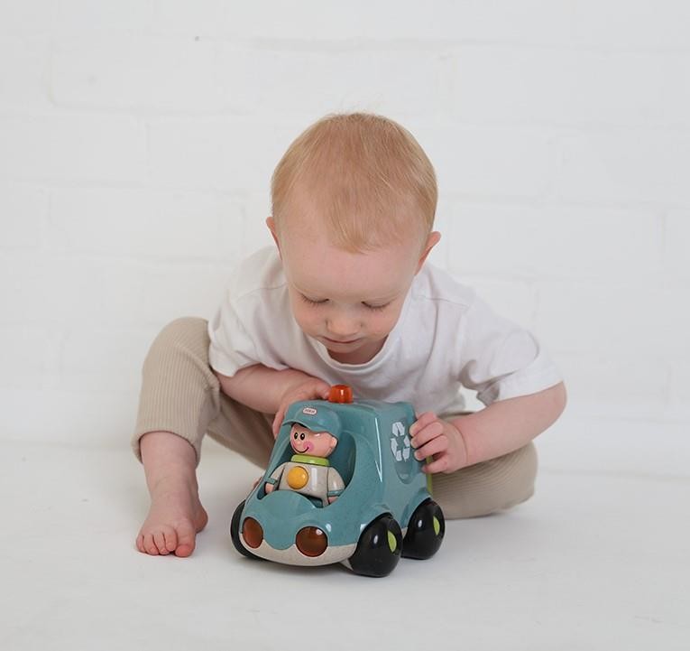 Śmieciarka z kierowcą First Friends 1-5 l TOLO BIO