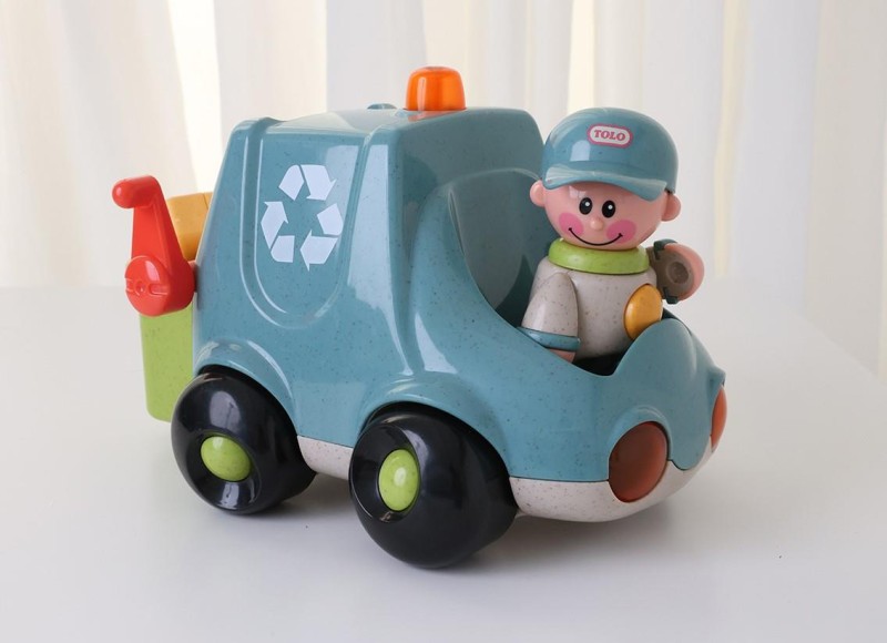 Śmieciarka z kierowcą First Friends 1-5 l TOLO BIO