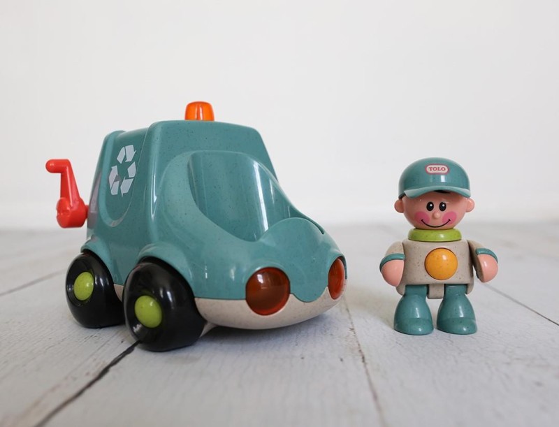 Śmieciarka z kierowcą First Friends 1-5 l TOLO BIO