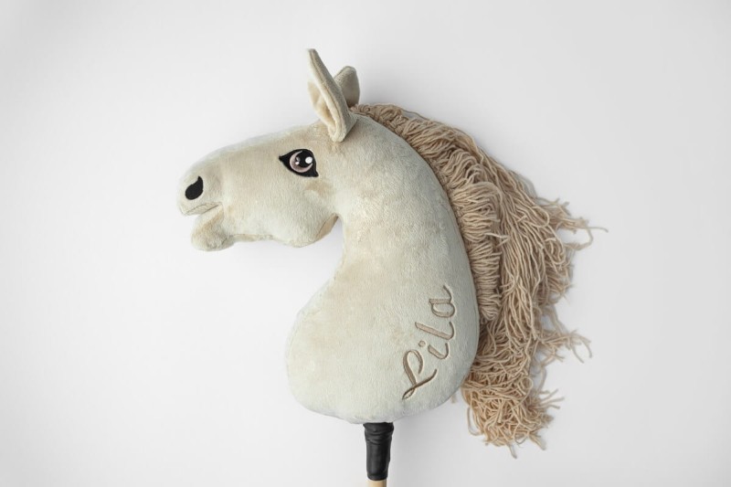 Koń Hobby Horse A4 Szary-Siwy Mom's Care