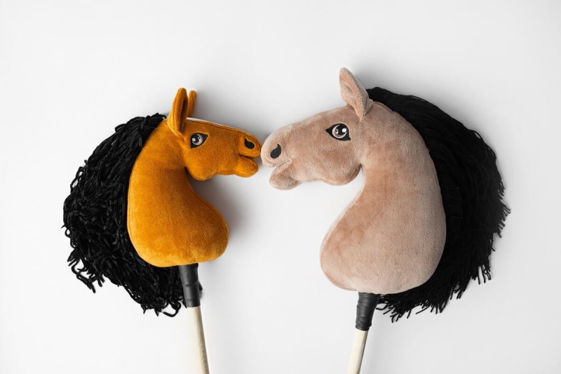 Koń Hobby Horse A4 Szary-Siwy Mom's Care