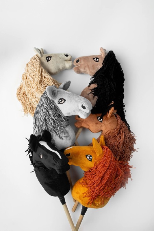 Koń Hobby Horse A4 Szary-Siwy Mom's Care