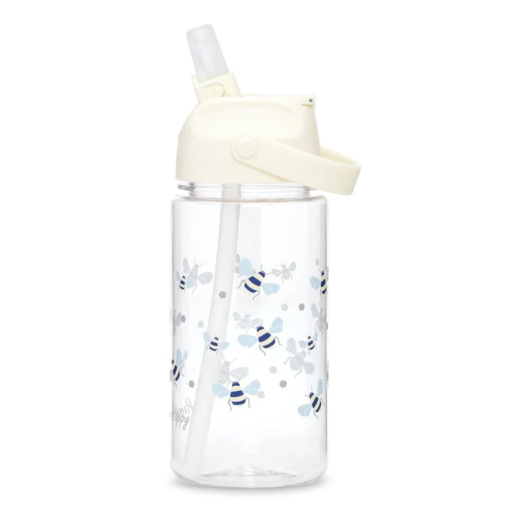 Butelka do picia Tritan HONEYBEE 500 ml ze słomką Vanilla Copenhagen