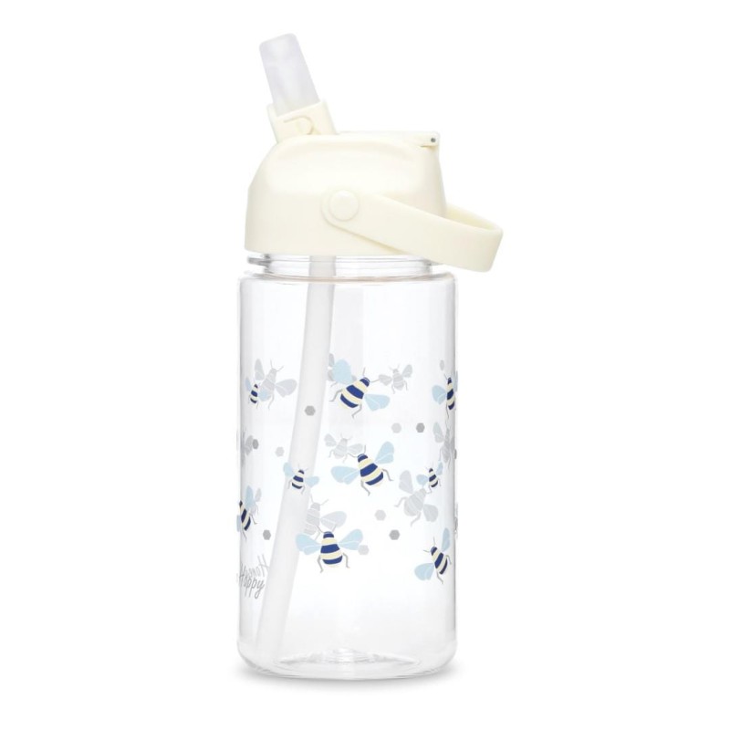 Butelka do picia Tritan HONEYBEE 500 ml ze słomką Vanilla Copenhagen
