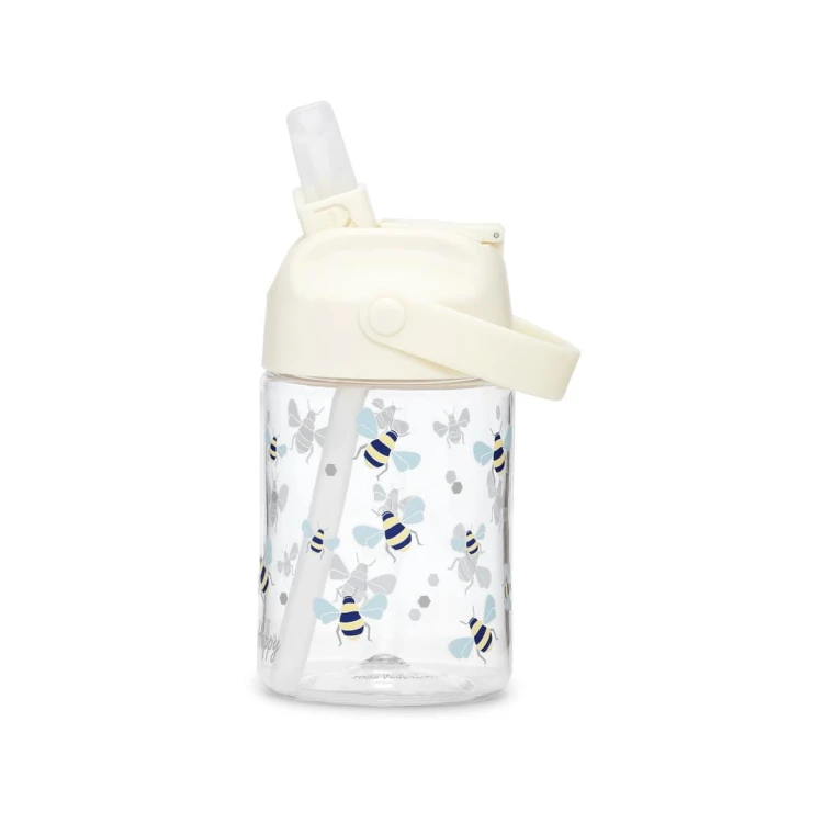 Butelka do picia Tritan HONEYBEE 350 ml ze słomką Vanilla Copenhagen