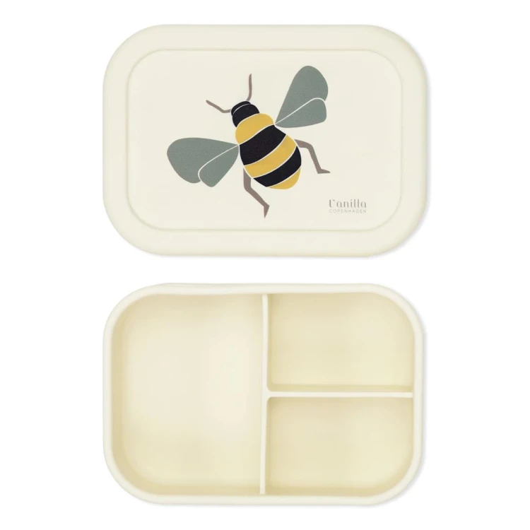Lunchbox pojemnik silikonowy Honeybee 700 ml Vanilla Copenhagen