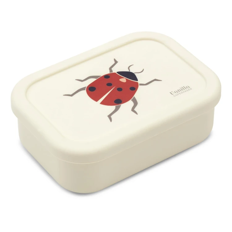 Lunchbox pojemnik silikonowy Ladybug 700 ml Vanilla Copenhagen