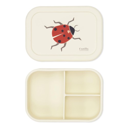 Lunchbox pojemnik silikonowy Ladybug 700 ml Vanilla Copenhagen