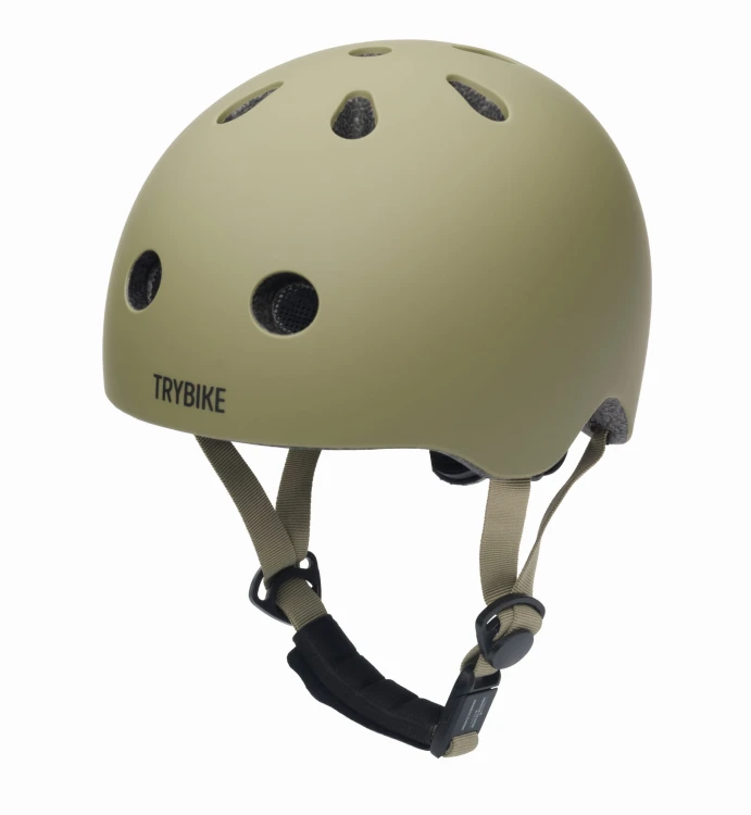 Kask dziecięcy na rower rolki deskorolkę hulajnogę zielony XS Trybike