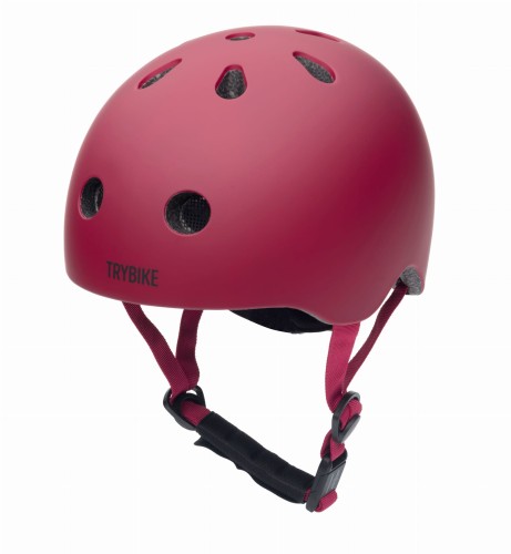 Kask dziecięcy na rower rolki deskorolkę hulajnogę czerwony XS Trybike