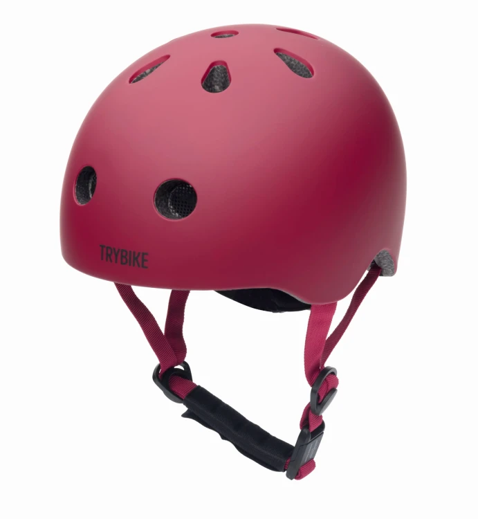 Kask dziecięcy na rower rolki deskorolkę hulajnogę czerwony XS Trybike