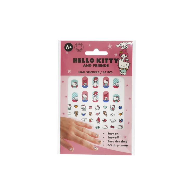 Naklejki na paznokcie kreatywna zabawka dla dzieci akcesoria Hello Kitty