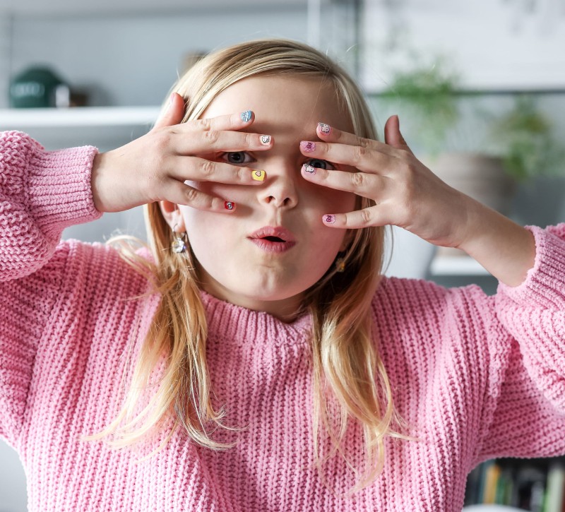 Naklejki na paznokcie kreatywna zabawka dla dzieci akcesoria Hello Kitty MICKI