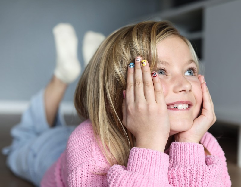 Naklejki na paznokcie kreatywna zabawka dla dzieci akcesoria Hello Kitty MICKI