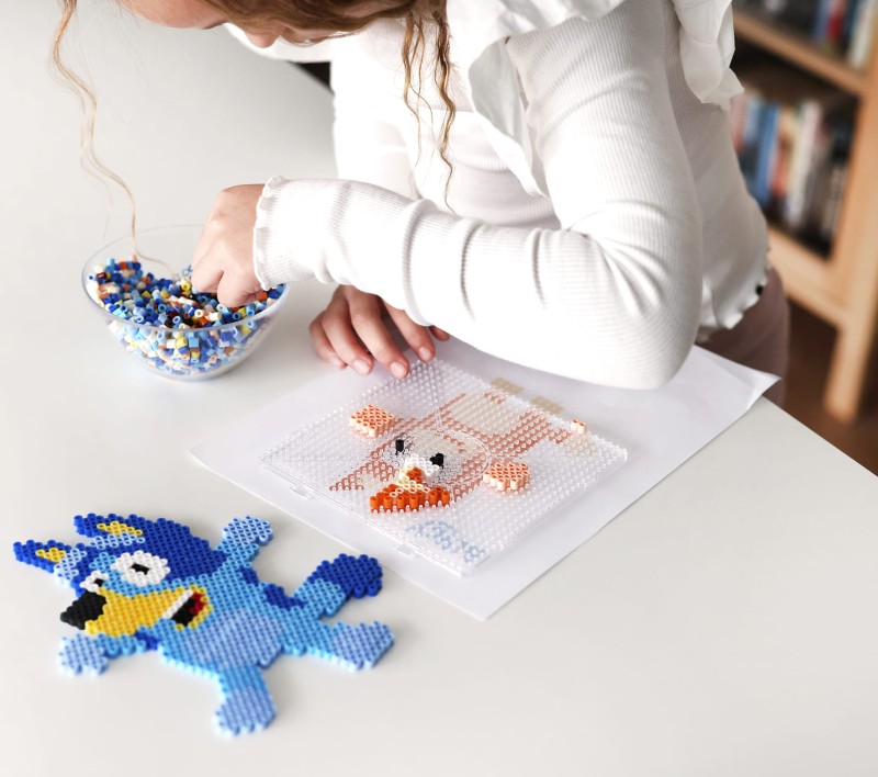 Prasowanka zestaw koralików do prasowania kreatywna zabawka dzieci Bluey MICKI