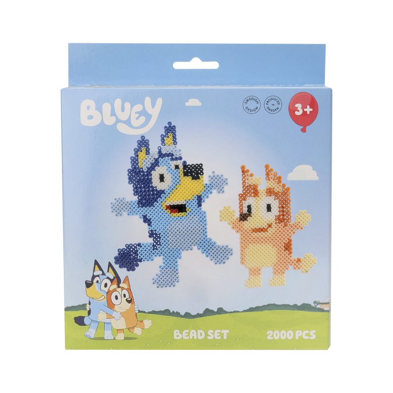 Prasowanka zestaw koralików do prasowania kreatywna zabawka dzieci Bluey MICKI