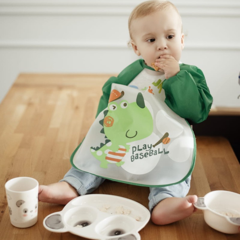 Zestaw naczyń z melaminy 5 elementów Panda Bocioland