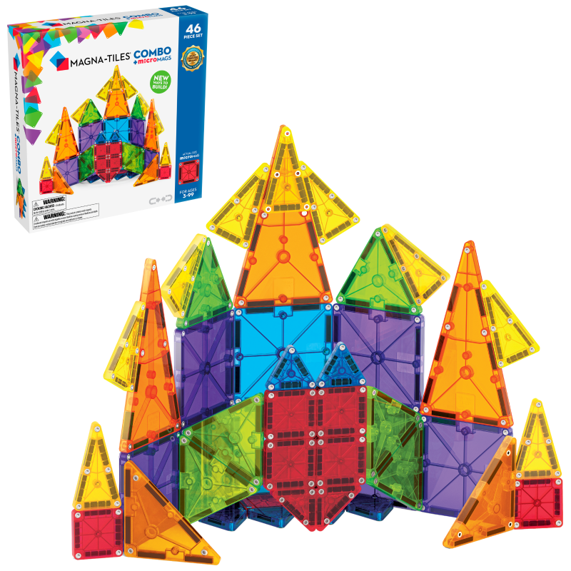 Klocki Magnetyczne COMBO microMAGS 46 el. MAGNA-TILES