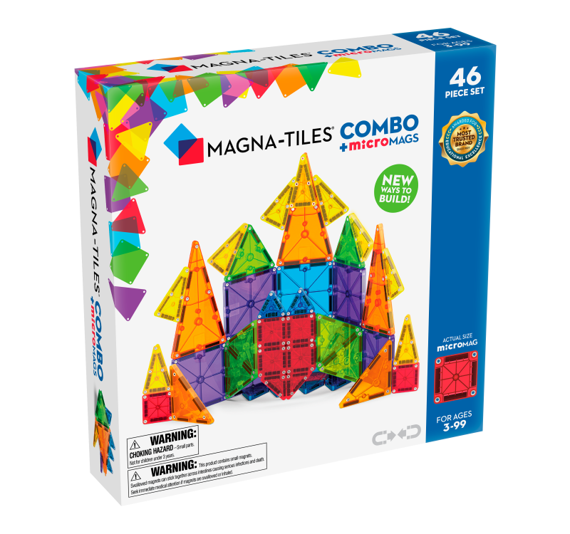 Klocki Magnetyczne COMBO microMAGS 46 el. MAGNA-TILES