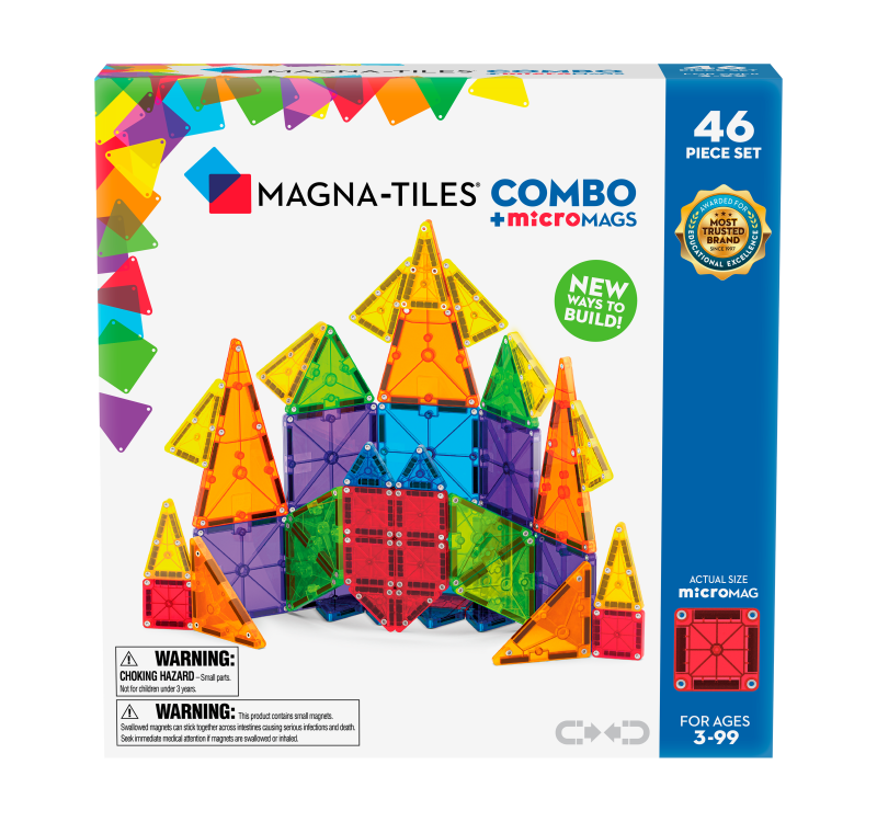 Klocki Magnetyczne COMBO microMAGS 46 el. MAGNA-TILES