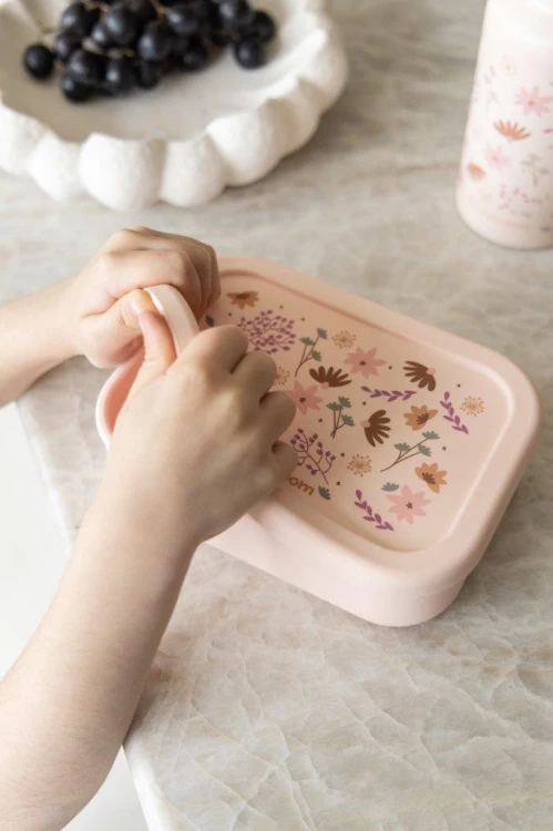 Lunchbox pojemnik silikon Memories Flower KIDZROOM