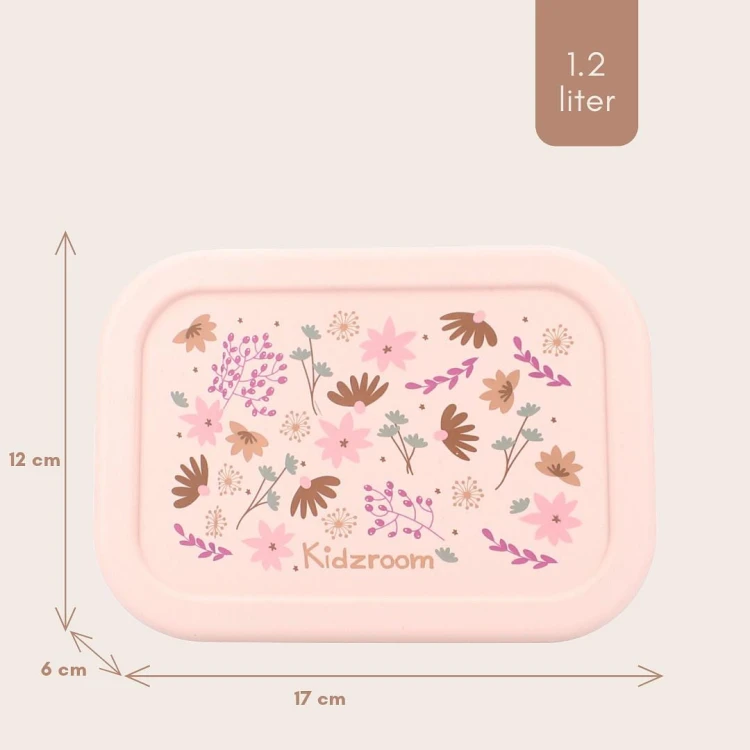 Lunchbox pojemnik silikon Memories Flower KIDZROOM